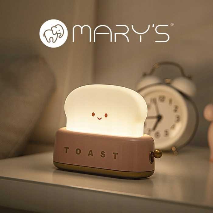Mary's Lampka Nocna Led Toster Różowy