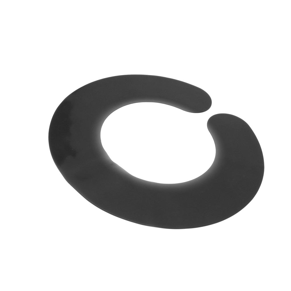 Воротник для стрижки волос Прочный Легко чистится Водонепроницаемый Удобный Мягкий Накидка для окрашивания волос Черный