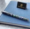 LACHIEVA LUX Luxury Rollerball Pen Natural Seashell Abalone Abalone German Nib Gift Present