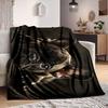 1Pc French Bulldog Portrait Blanket Soft And Comfortable Casual Warm Camping Travel Christmas Halloween Xmas Gift M9283