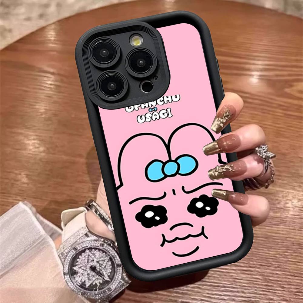 Interesting O-Opanchu Cartoon U-Usagi For IPhone 17 15 13 12 11 14 Pro Max X XR XS 16 Plus Shockproof Candy Back Cover