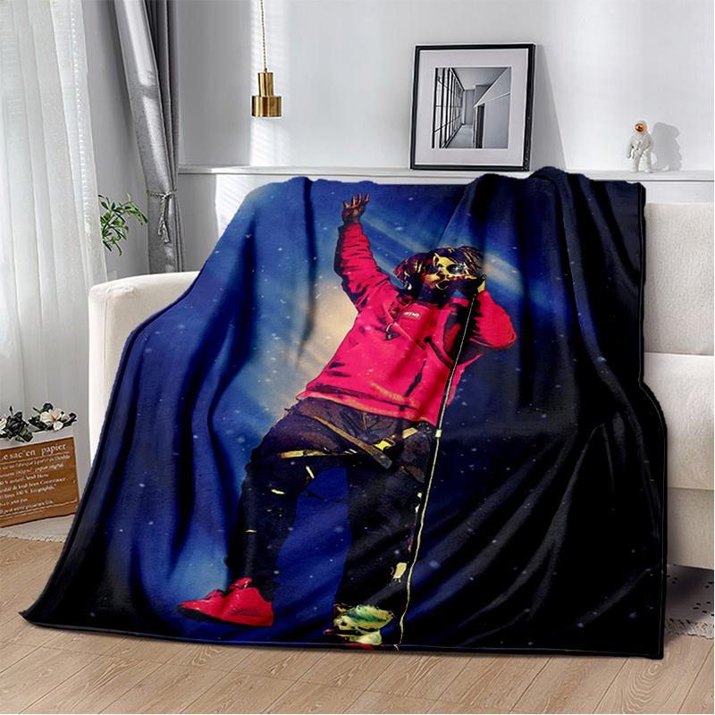 2025 New Style Juice WRLD 999 Legend Rapper Album Blanket,Soft Throw Blanket for Home Bedroom Bed Sofa Travel Cover Kid Gift