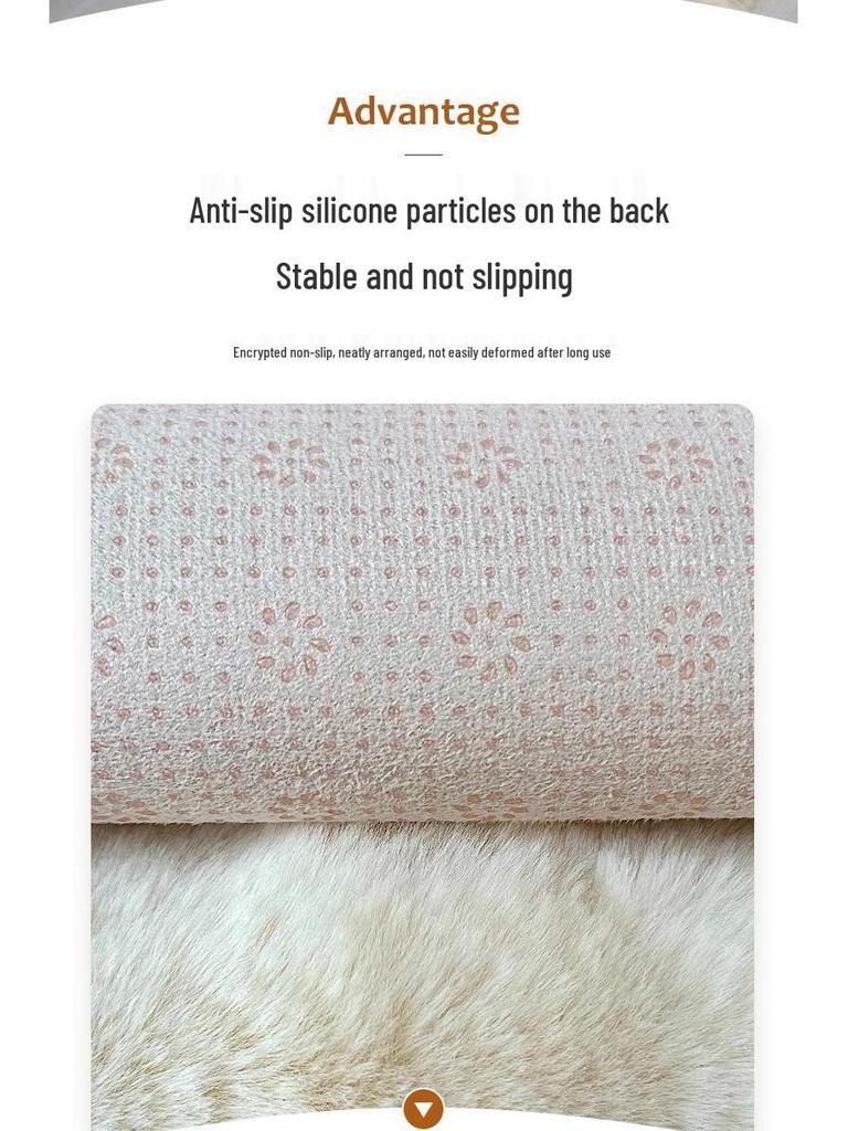 Ковер из искусственного кроличьего меха: Пушистый напольный коврик для спальни/прикроватный, подушка для эркерного окна в гостиной, прикроватный коврик для кофейного столика или гардеробной