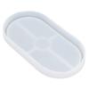 Oval Shape Silicone Tray Mold Raised Rim DIY Silicone Mold Professional Cake Mold  DIY Crafts
