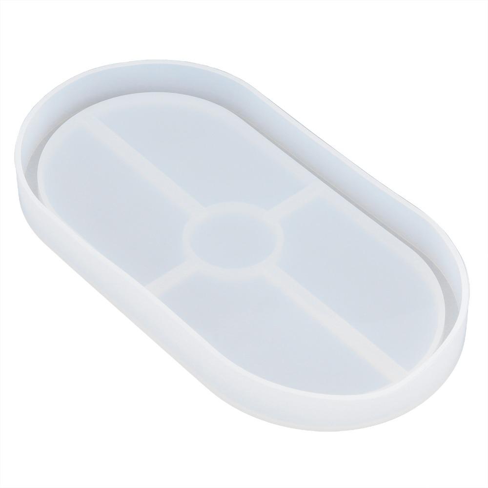 Oval Shape Silicone Tray Mold Raised Rim DIY Silicone Mold Professional Cake Mold DIY Crafts