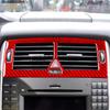 Углеродное волокно Для Mercedes Benz B-Class W245 2005-2011 Панель воздуховода кондиционера Накладка Наклейка Автомобильные аксессуары