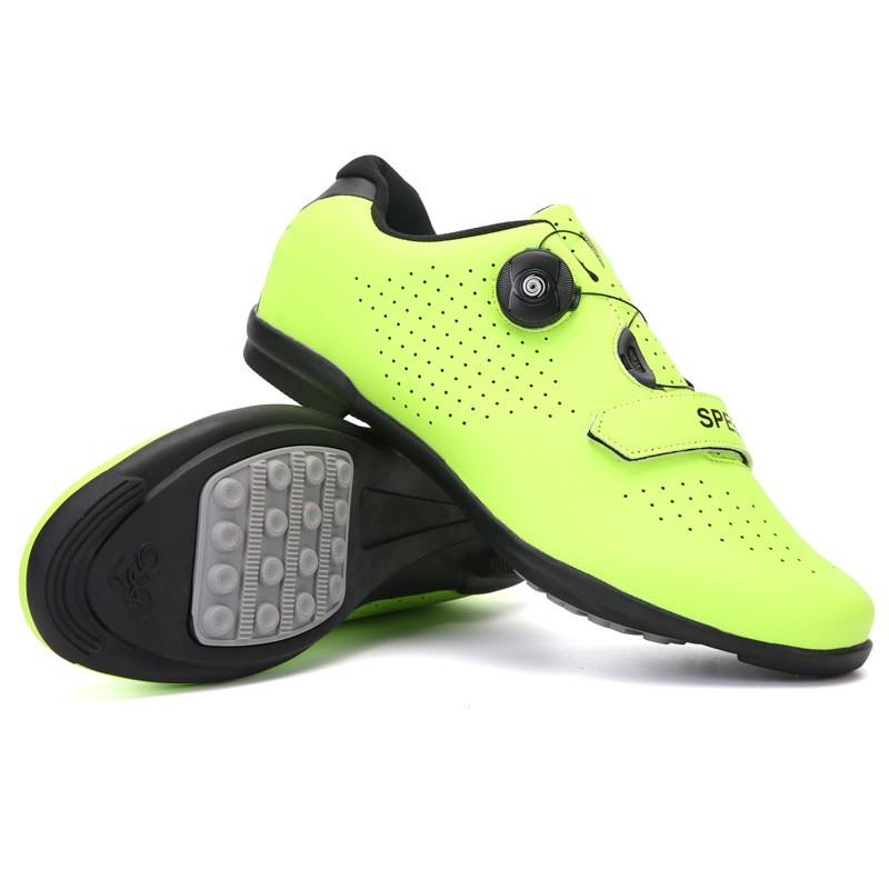 Unisex Cycling Shoes Road Mountain Bike SPD Clipless Pedals Breathable Rigid Sole Indoor Trainer Wide Fit
