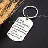 Engraved Stainless Steel Military Keychain - Inspirational Gift Tag