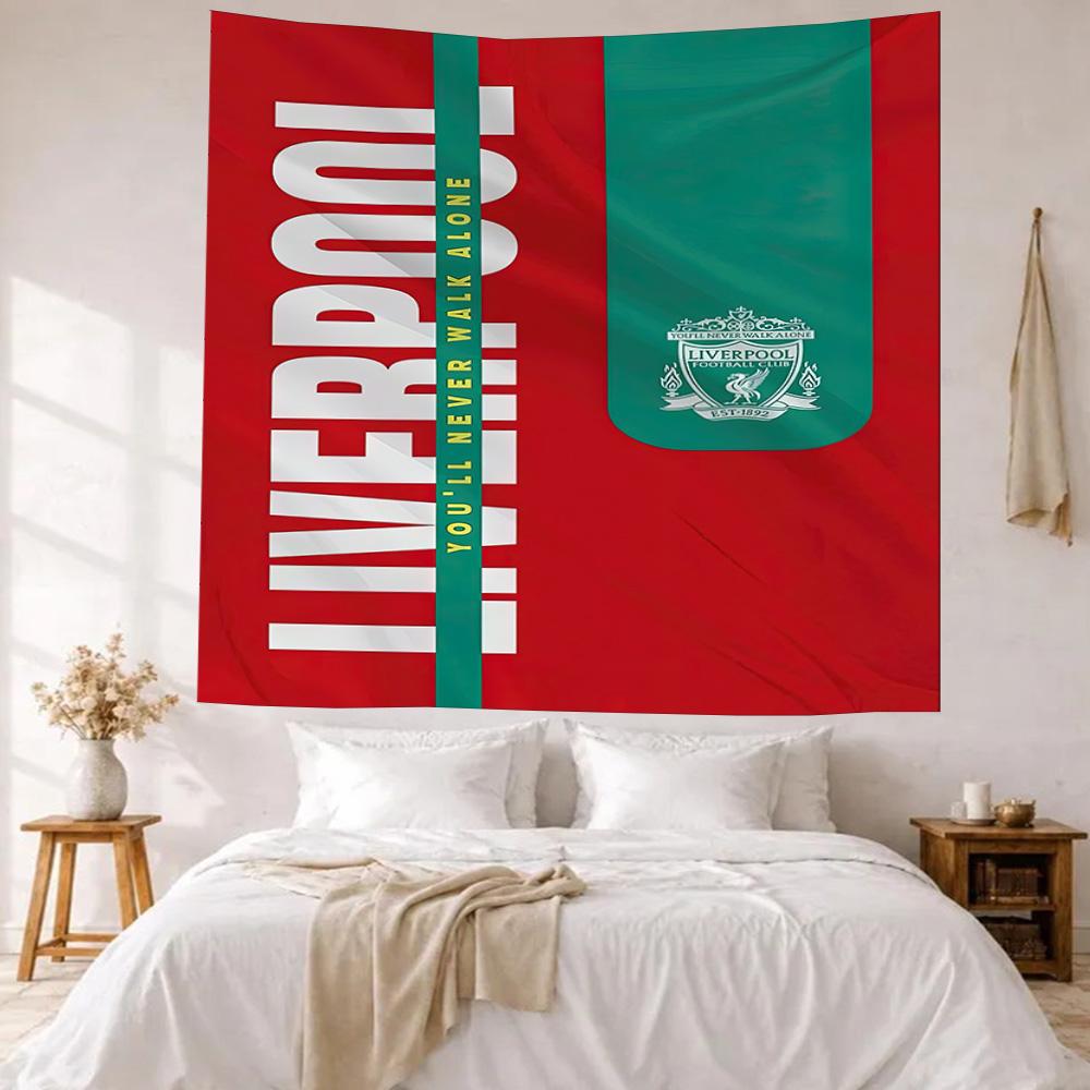 Liverpool Football Club Wall Decor Tapestry Art For Pet Memorial Birthdaywedding Party Backdrop Family Gift
