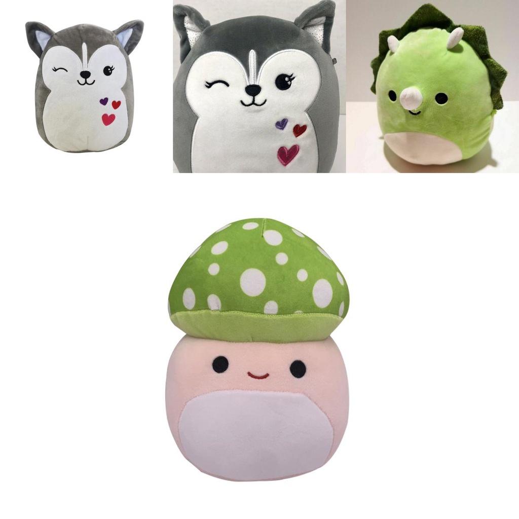 Plush Squishmallow Toy Stump Heidi Tristan Leonard Paige Carrot Mushroom Skull