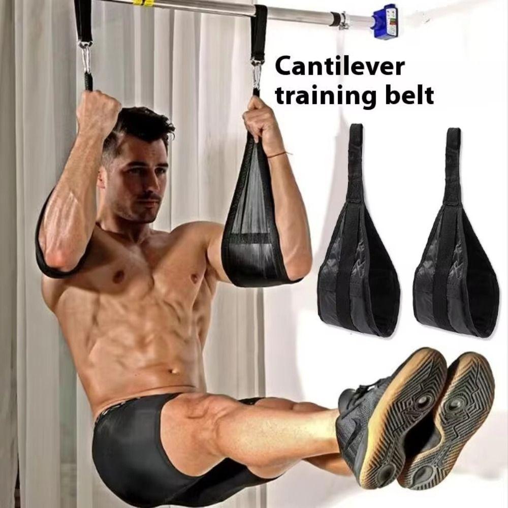 Suspension Fitness AB Sling Straps Hanging Leg Raiser Pull Up Ab Straps Abdominal Muscle