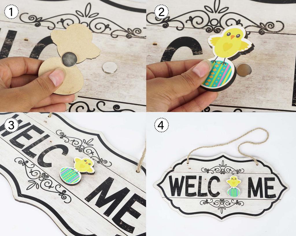 Inkdotpot Приветственный знак, украшения для входной двери, подвесные деревенские деревянные сезонные праздничные украшения, подарок на новоселье, настенный подвес 18 дюймов