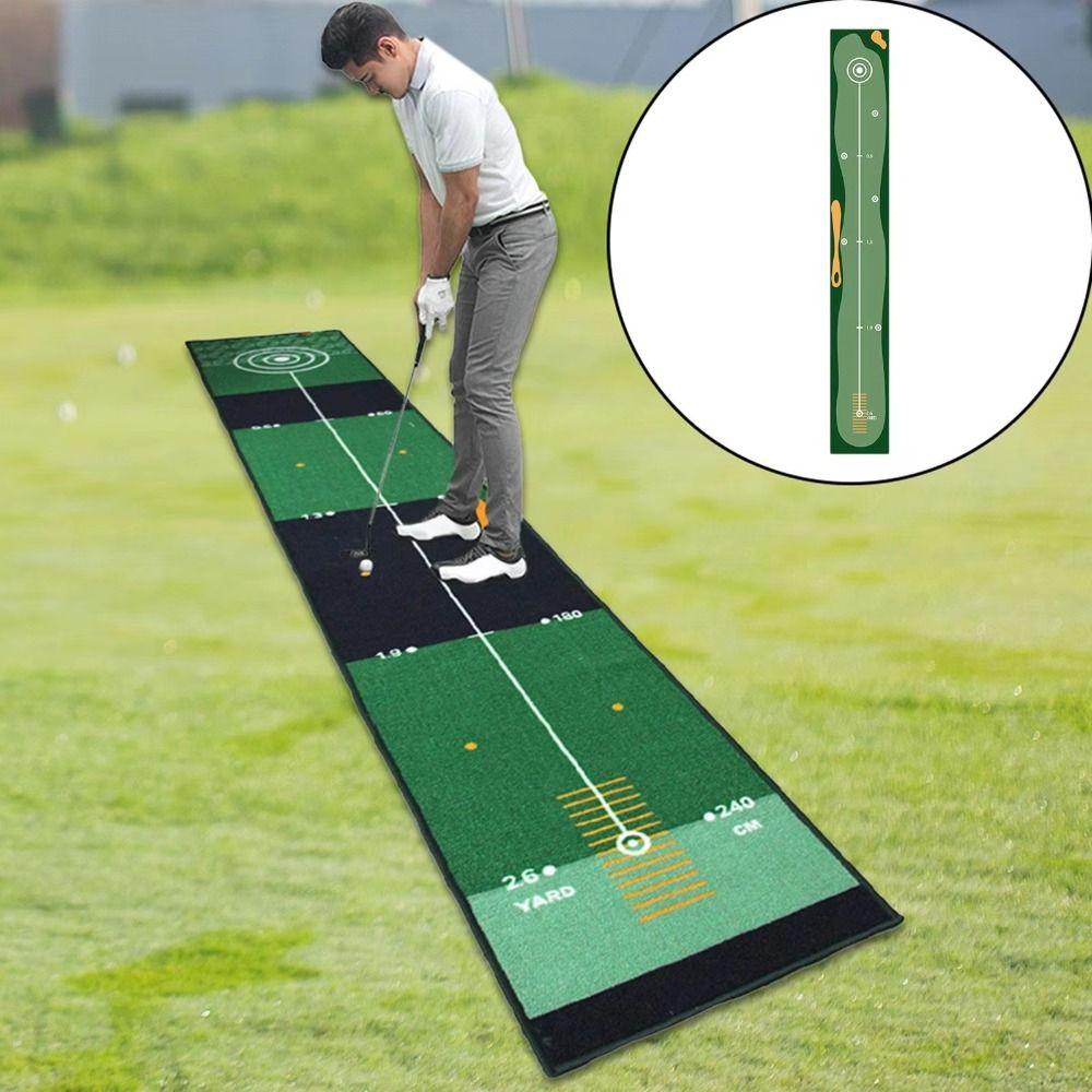 Anti-Slip Golf Training Pad Foldable Golf Hitting Mat No Odor Golf Putting Practice Mat Outdoor