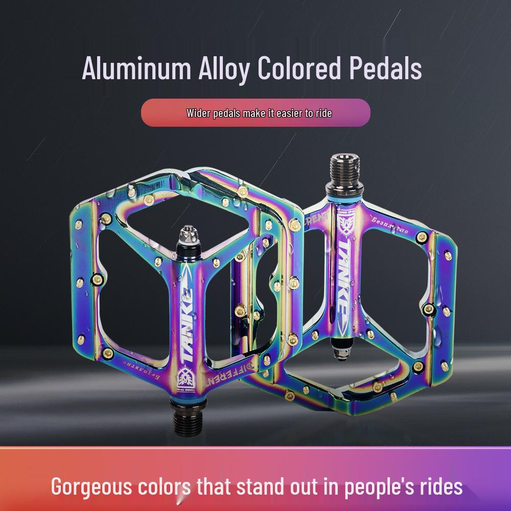 CNC Aluminum Mountain Bike Pedals – Colorful, Durable Off-Road Accessories