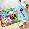 Custom Gaby's Bubble House Mat Personalized Name, Polyester Washable Indoor Entryway Rug, Gift for Christmas, Easter, Thanksgiving Day