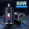 Micro Car Quick Charger Vehicle Cigarette Lighter Convert Plug Car Accessories For BMW X6 X1 X2 X3 X4 X5 X7 E46 E39 E90 E36 E60