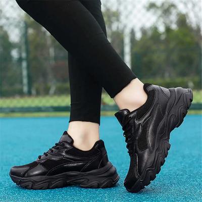 Мода Папа Нескользящая Подошва Платформа Ботинок Женщина Высокий Каблук Роскошный Каблук Обувь Кроссовки Спорт Высокий Конец Фитнес Высокий Конец Trnis Pas Cher