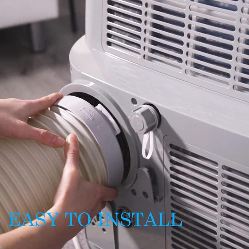 Мобильный разъем выхлопной трубы кондиционера Портативный разъем выхлопной трубы Круглый разъем с внутренней резьбой