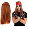 Male and Female Rock King Disco Hippie Wig Carnival Party Dance Party Full Outfit Props