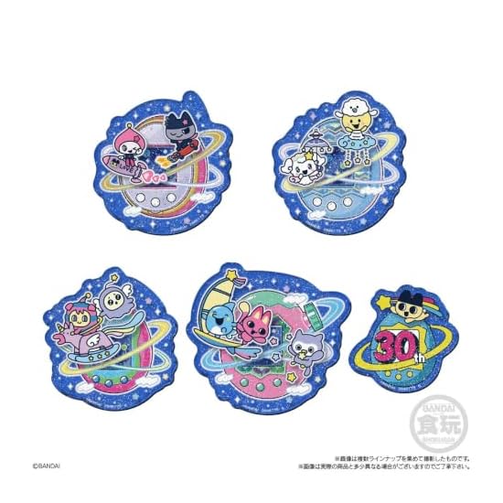 Празднуйте! Магниты с персонажами Tamagotchi 30-й юбилей - Упаковка из 14 штук (КОРОБКА) (Конфеты-игрушки)