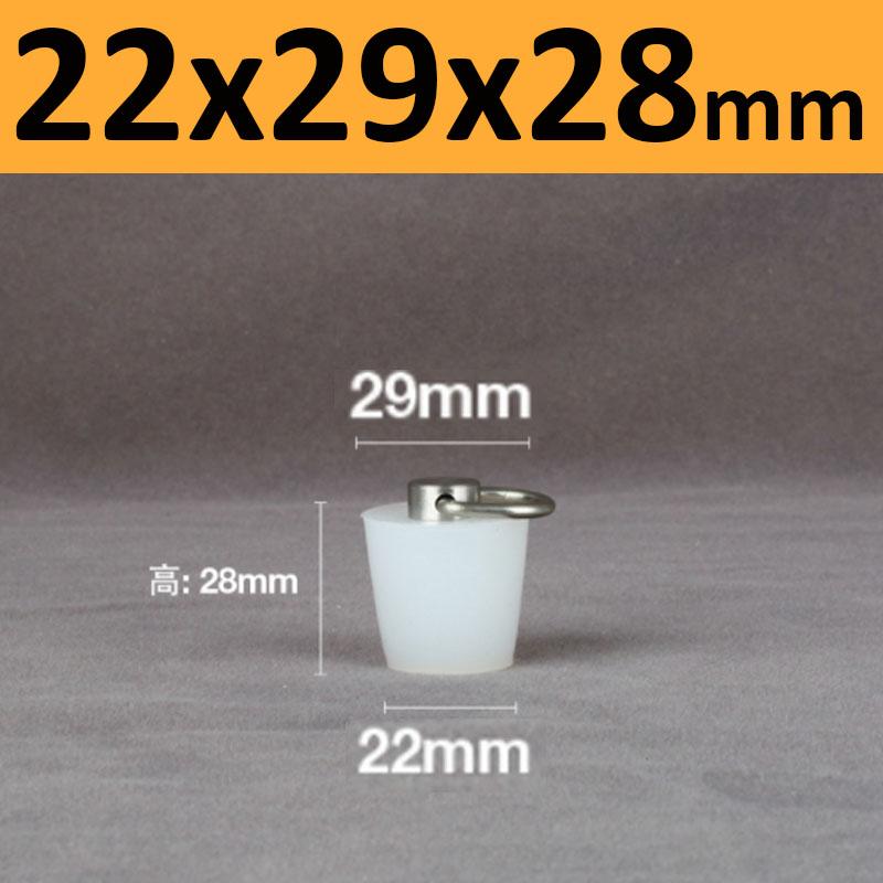 1 шт. прозрачная коническая резиновая пробка, высокотемпературные силиконовые пробки, герметизирующие коническую резиновую гальваническую краску со стальной ручкой в форме D