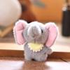 Soft Cute Plush Scarf Elephant Keychain Stuffed Animal Gift For Teens Kids Girls
