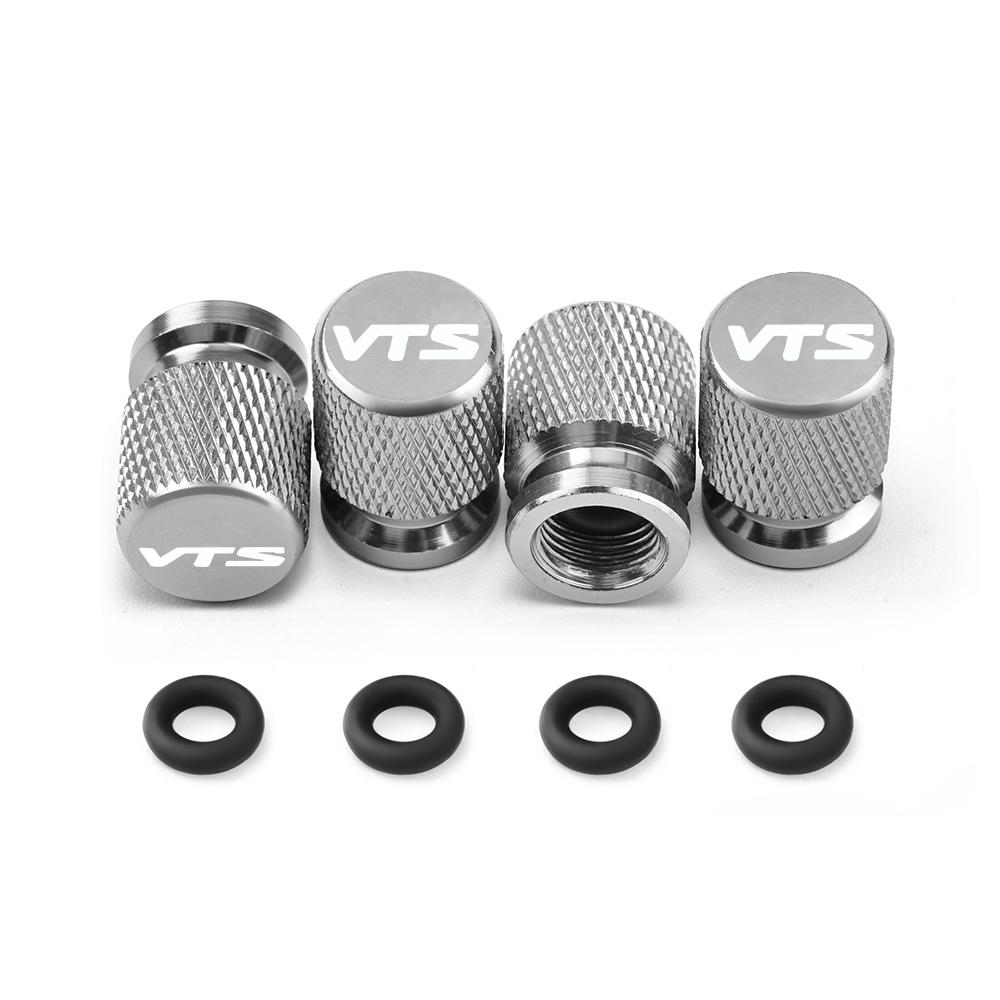 AGB3 4Pcs VTS Custom LOGO Car Wheel Tire Valve Caps Airdust Covers For Citroen C3 C4 C5 Berlingo Elysee Quatre Saxo C4L Xsara Picasso