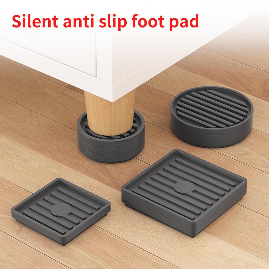 Упаковка из 4 резиновых роликов, захватов для мебели, круглых стопоров для диванов, противоскользящих накладок для кровати, стола, стула, ежедневного использования
