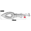 2 шт. светодиодный указатель поворота для мотоцикла, янтарный лезвие, индикаторная лампа, мигалка, водонепроницаемый, универсальный, мигающий, для мотоцикла, супер яркий