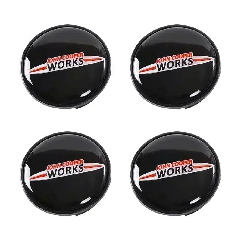 /4PCS 54mm 56mm Car Wheel Center Hub Caps Rim Covers Badge Emblem For BMW Mini Cooper One S JCW R56 R50 R53 R55 R57 R60 F55 F56
