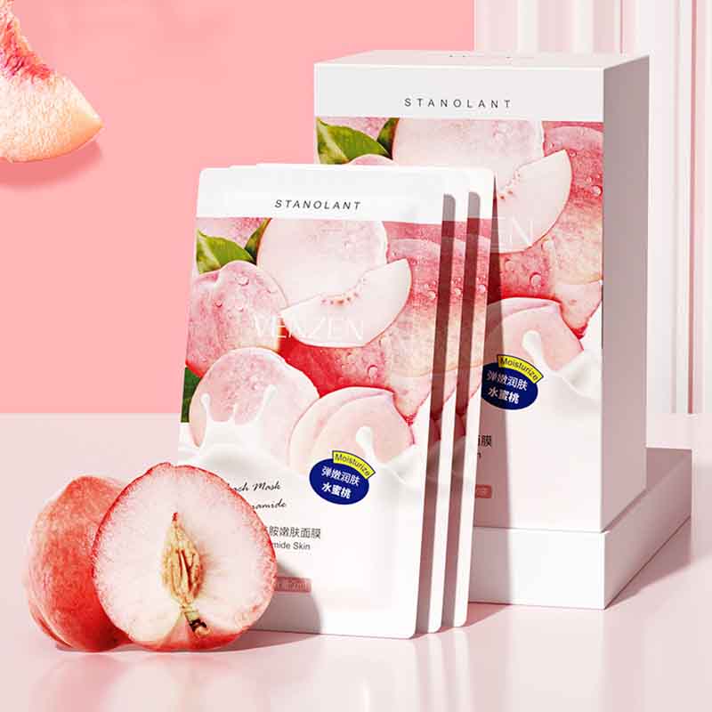 Peach Nicotinamide Moisturizing Mask Pores Moisturizing Cleansing Sleep Smear Yogurt Mask