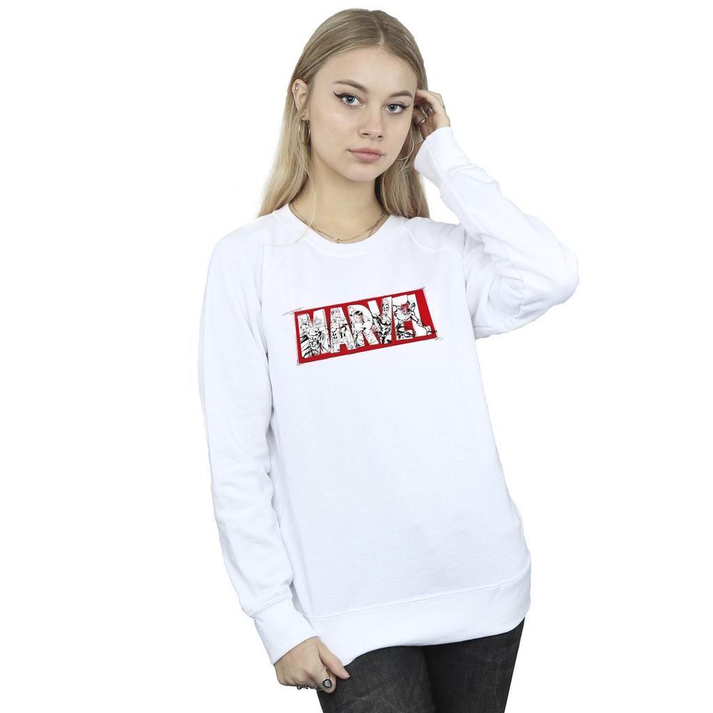 Marvel Womens/Ladies Avengers Infill Sweatshirt