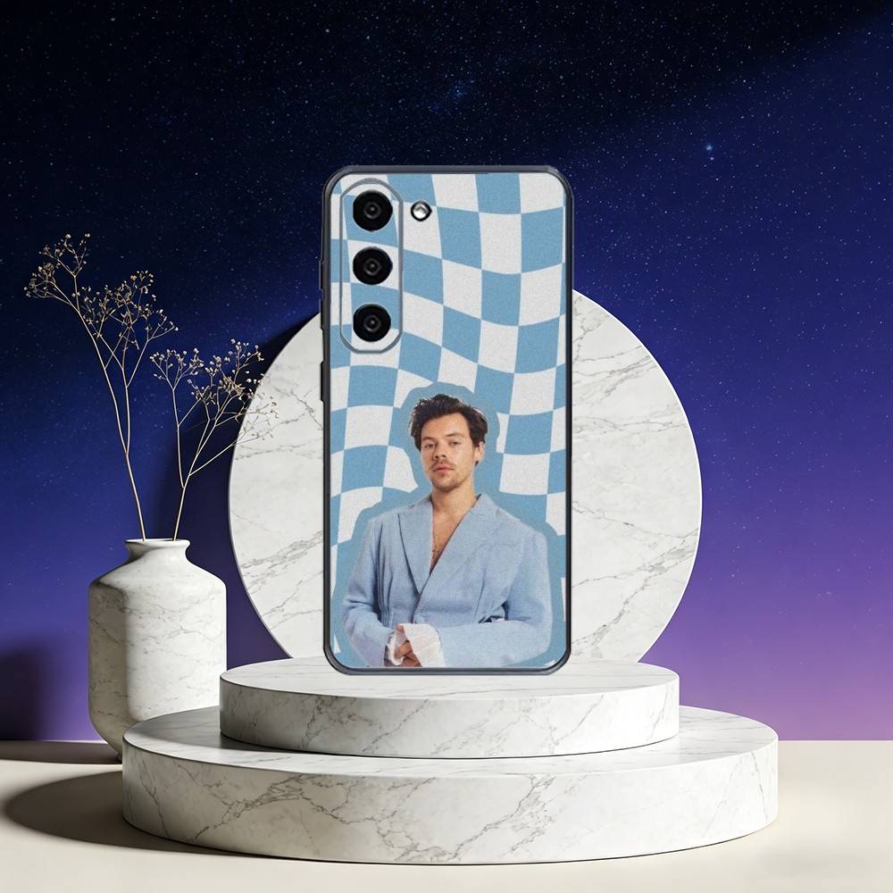 Singer Harry Styles Phone Case For Samsung Galaxy A73,A72,A71,A70,A53,A52,A51,Others Soft Black Cover
