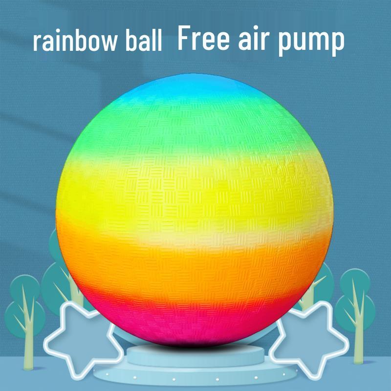 Разноцветные эластичные резиновые мячи для детей - Темы арбуза, футбола, баскетбола - Идеально для игр в детском саду