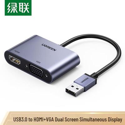Ugreen USB 3.0 на HDMI VGA Адаптер для двойного дисплея