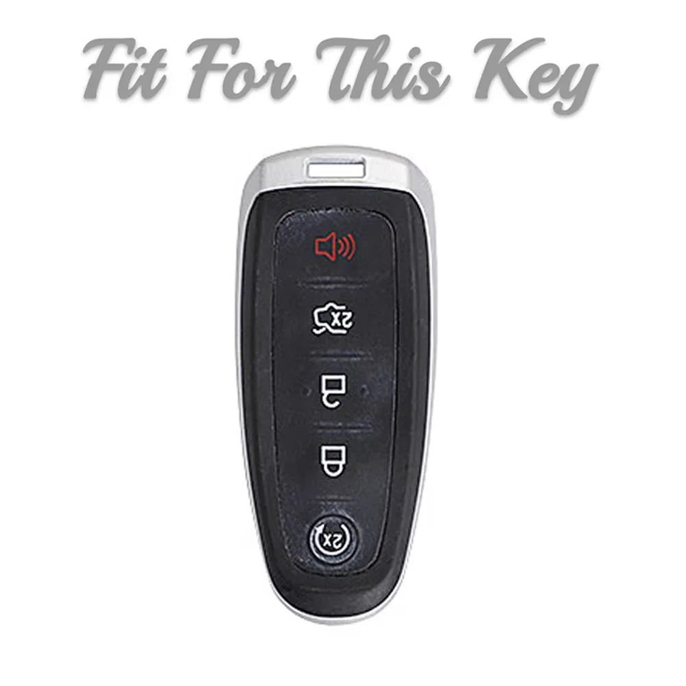 Car Sticker Hot For Ford Car Remote Key Case Cover Fob For Ford Explorer Edge Escape Flex Taurus 2011 2012 2013 2014 2015 Smart