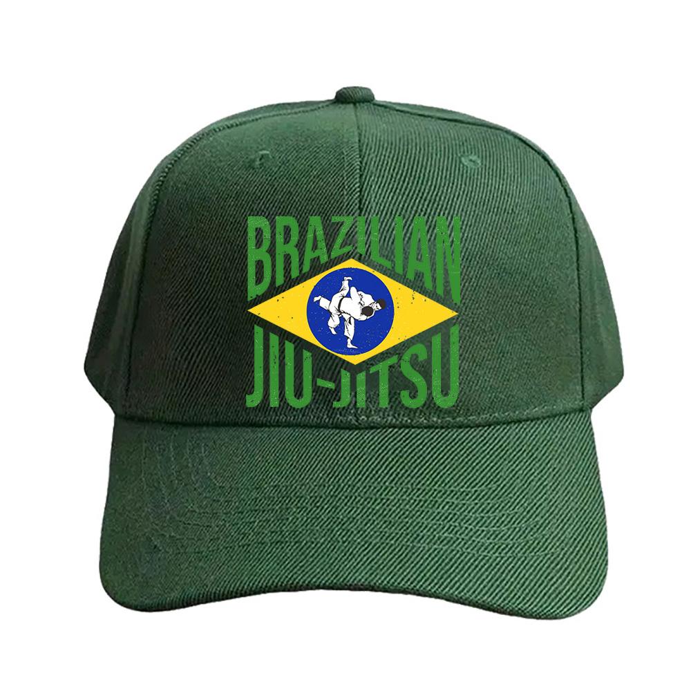 Brazilian JiuJitsu BJJ gift for martial arts lovers Caps Summer Adult Baseball Cap Adjustable with Curved Brim Duckbill Hat