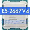 INTEL XEON E5 2667 V4 CPU PROCESSOR 8 CORE 3.2GHz 25MB L3 CACHE 135W SR2P5 LGA 2011-3 HUANANZHI X99 F8 DDR4 D4 Motherboard