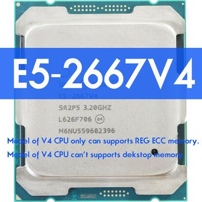 Процессор INTEL XEON E5 2667 V4, 8 ядер, 3,2 ГГц, 25 МБ кэш-памяти L3, 135 Вт SR2P5 LGA 2011-3, материнская плата HUANANZHI X99 F8 DDR4 D4