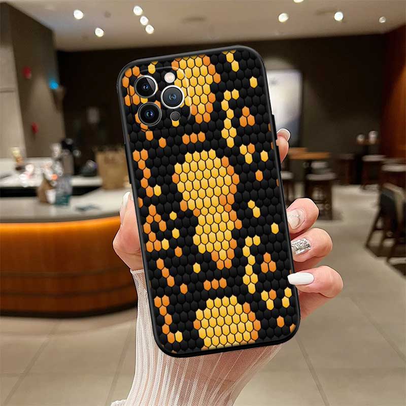 UP46 Snake Skin DIY Drawing New High-End Shell Phone Case for Xiaomi Poco F8 M4 M5 M6 M7 X3 X6 X7 Pro GT NFC Ultra