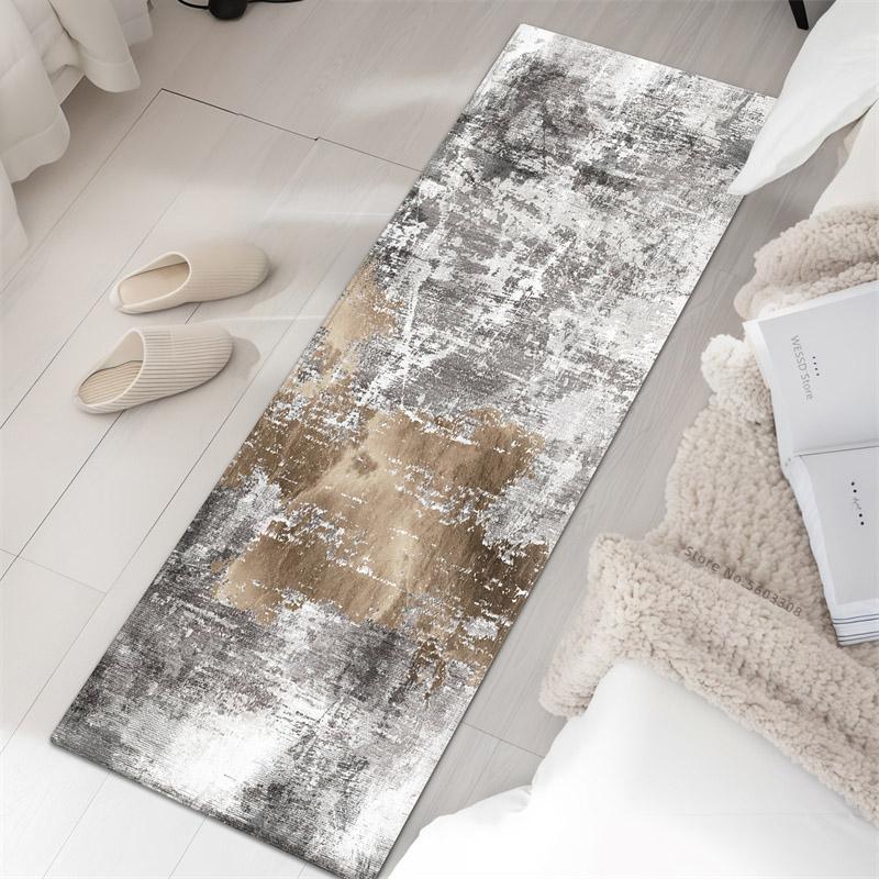 Modern Abstract Rugs For Bedroom Bedside Mat Soft Sponge Floor Mat For Kitchen Washable Bathroom Rug Hallway Mat