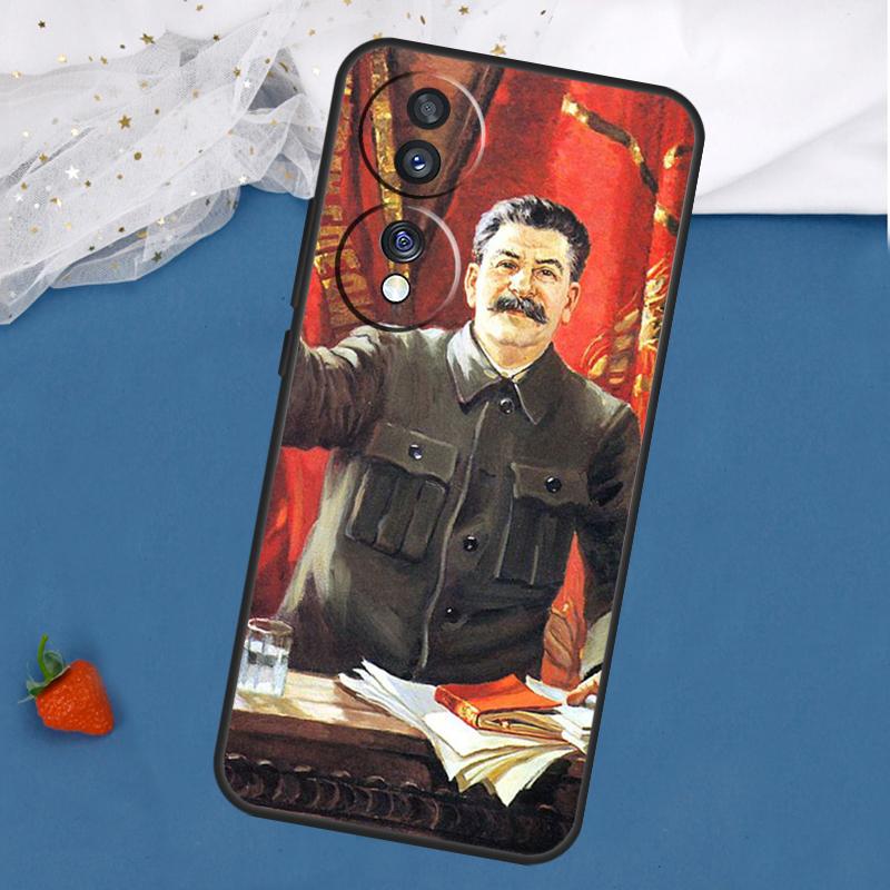 СССР Лидер Сталин Чехол Для Чести Magic 8 7 5 6 Lite 400 200 Pro 50 70 90 X8c X8b X9a X9b X9c X9d Win RT Чехол