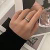 Trendy Minimalist Korean Geometric Wave Ring In 925 Silver For Womens Jewelry