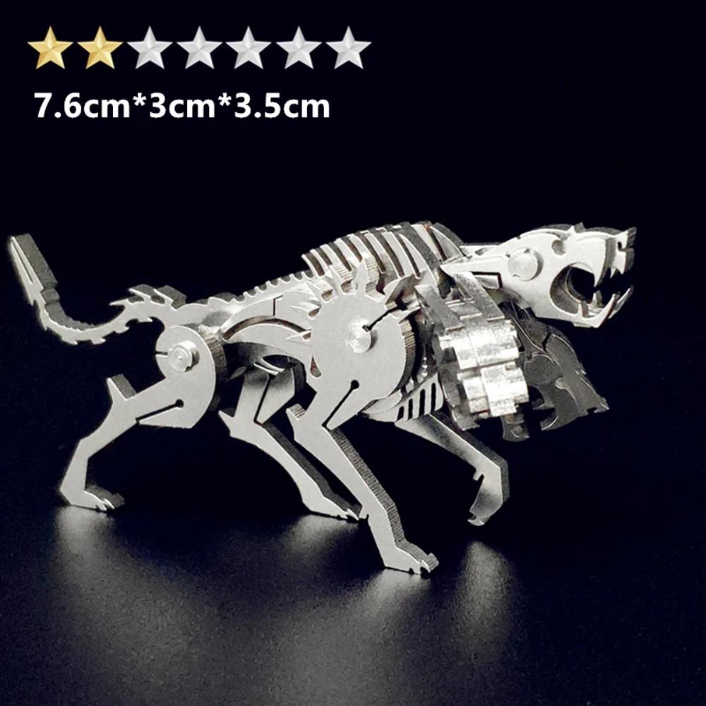 Microworld 3D Металлические Животные Головоломки Игры Стальной Варкрафт DIY Наборы Разборные Пазлы Подарки на День Рождения Игрушки Для Дома Декоративные