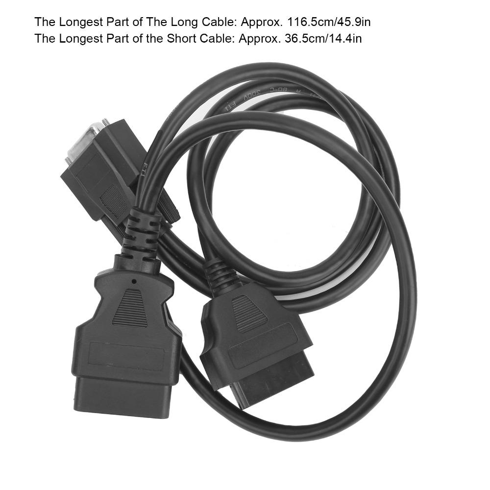 Side DB15 Expansion Port OBD2 Pin Out Box ABS OBD2 Diagnostic Tool OBD Socket Failure Checking