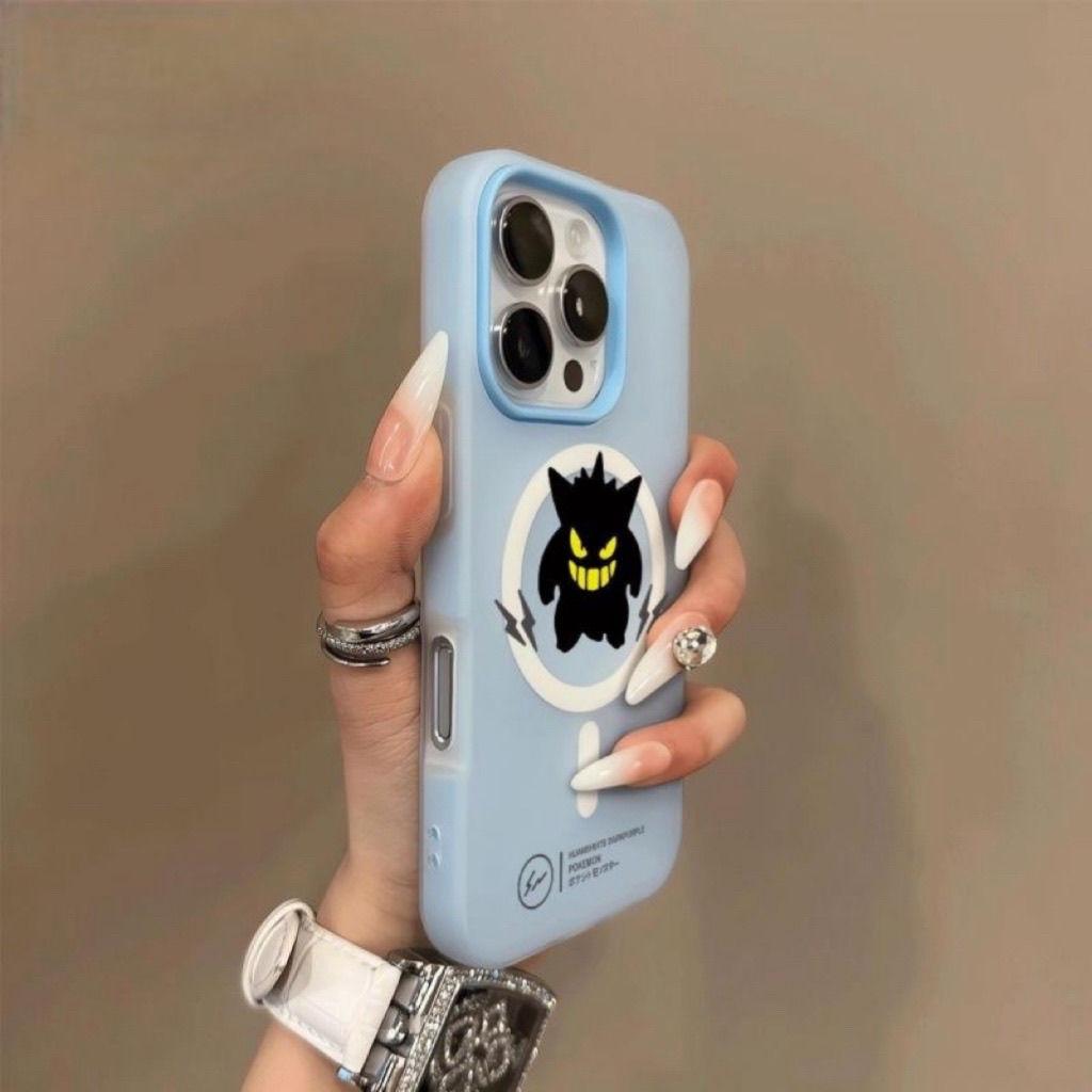 New Magnetic Jelly Two-in-One Mobile Phone Case for IPhone14pm Fashion Girls Mobile Phone Protective Case Cartoon