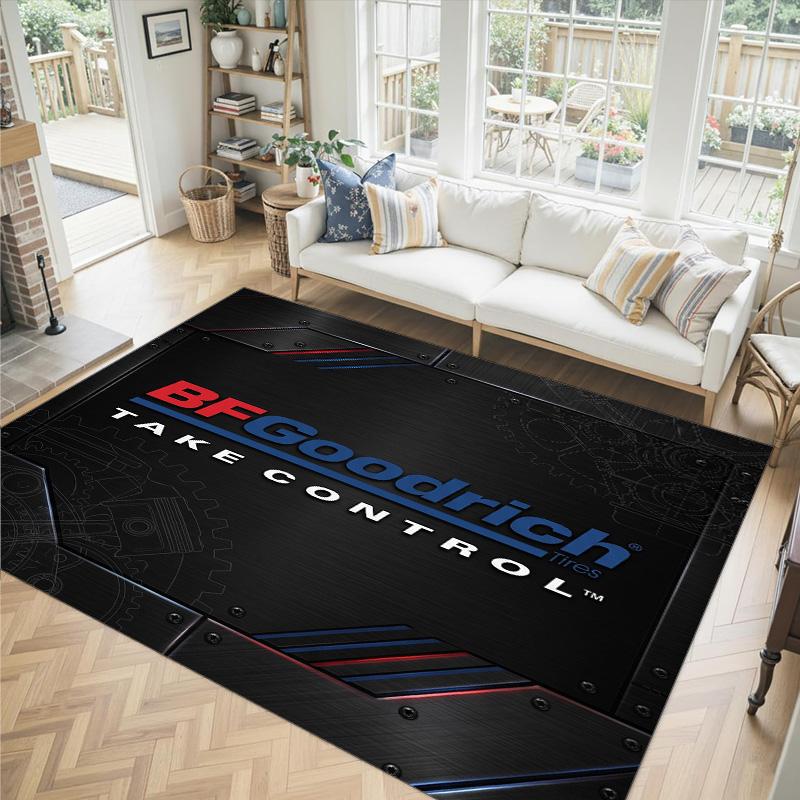 BFGoodrich Design Crystal Velvet Carpet Cozy Non?Slip Printed Rug For Bedroom Living Room Entrance
