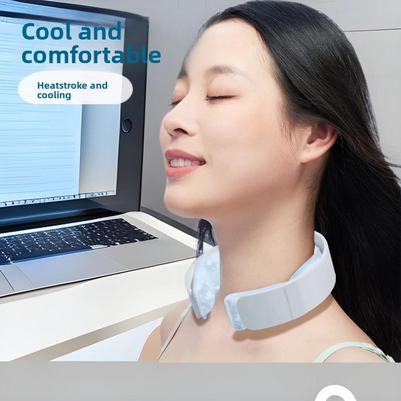 Cooling Neck Wrap for Summer – Reusable Ice Collar with Gel Pads for Heat Relief & Outdoor Comfort