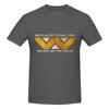 Weyland Yutani Vintage Distressed Print Wrinkleresistant Tshirt Niche Salt Style Full Texture Tees