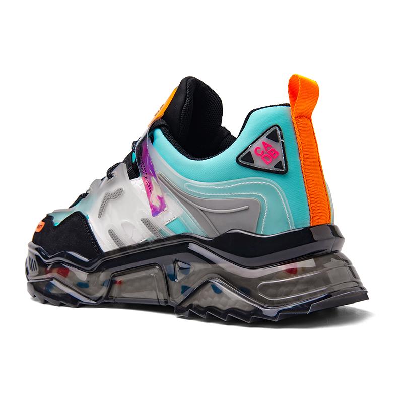 Mens High Quality Men's Non-slip TPR Rubber Soft Sole Fashion Sports Running Shoes